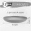12 Pack Wheat Straw Dessert Plates 8" – 6 Colours 2