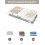 Ampio contenitore sottoletto con maniglie e porta etichette. 2