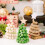 Mini Wooden Christmas Tree Decor – Natural Bead Design 5