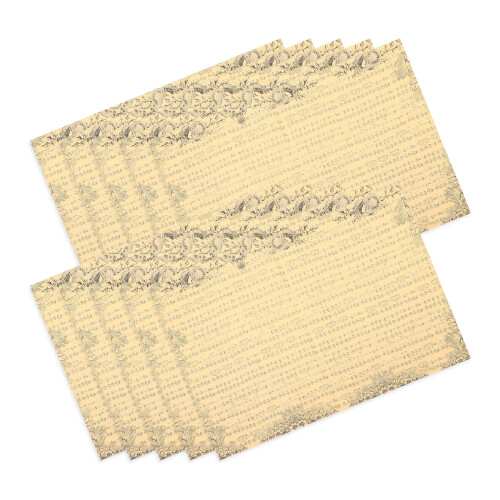 Musical Note Wrapping Paper Sheets Assorted Colours 2
