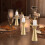 Gold Threaded Metal Candlestick Holder 1 Pack 7