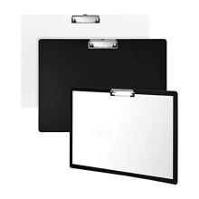 Pack med 2 A3 Urklipp Urklipp A3 Liggande Skrivtavla med KläMma och HåL för UpphäNgning för Kontor KöK Workshop