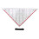 30CM Drawing Triangle Ruler Multi-Function Drawing Design Ruler with Handle Protractor Measurement Ruler Stationery 2