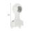 OUNONA 2 Pcs Curtain Rod Support Bracket Middle Hooks for Wall Holders Brackets Pole White 2