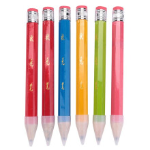 6 Pcs Wooden Jumbo Pencils for Prop, Funny Pencil Huge Pencil 14 Inch Pencil for Home and School Supplies