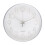Premium Silver Wall Clock, Wall Decoration, Modern Silent Wall Clock for Home Office Kitchen (25cm, Silver) 1