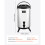 Drikkedispenser i rustfritt stål, isolert, 2,4 gallon 7