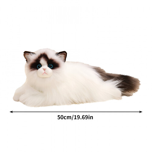 Handgefertigtes, realistisches Ragdoll-Katzen-Plüschtier 2