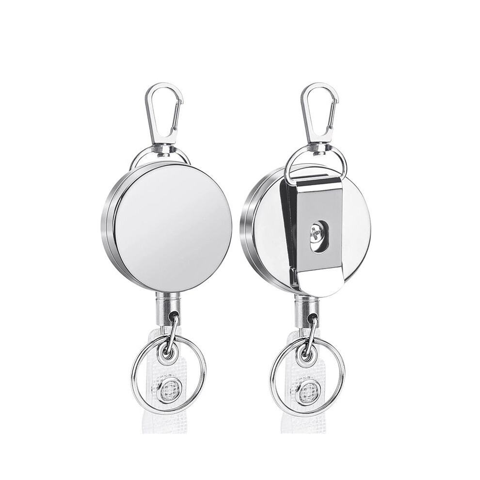 2 Pack 29.5Inch Badge Reels Retractable Badge Holders For Nurse Badge Reel Id Badge Holders Retractable Id Holders 6033602713775