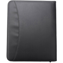 Vegan Leather Folder Zippered Closure Portfolio for Business /Table and Card Interview Resume Binder