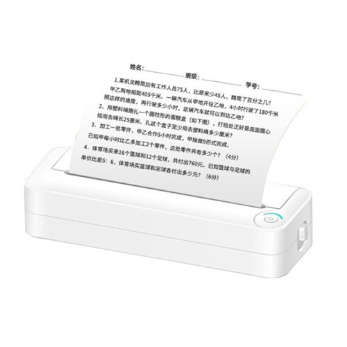 X8 A4 Portable  Printer Small Household Thermal Sensitive  Wifi Version Connectable Mobile Phone Ink Free