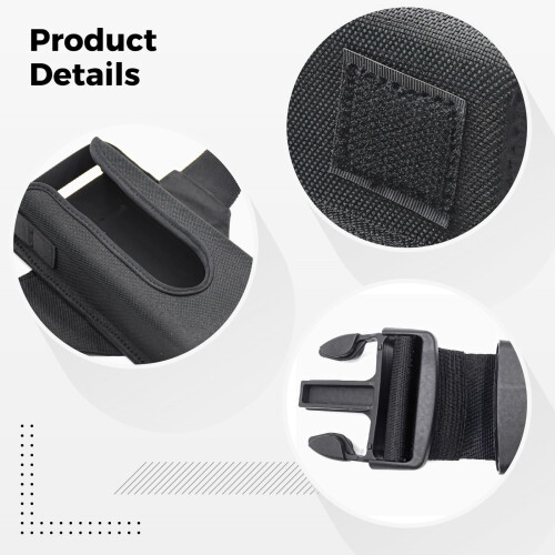 Barcode Scanner Pouch with Adjustable Belt, Protective Pouch Compatible with Zebra Scanners 2