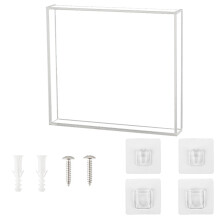 Universal-Wanddisplaybox für CDs und Discs, Transparenter Aufbewahrungsschrank, Bücher, Akten, Zeitschriften, Karten, Dekorativer Acrylhalter