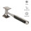 Multi-sided meat tenderizer hammer with comfortable-grip handle, hang hole, silver — compatible with all kitchen needs 8