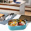 Microwave-Safe Bento Box with Compartments and Utensils 4