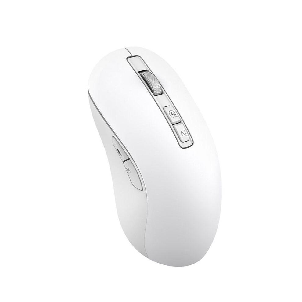 2.4G + Dual-Mode Voice Typing Mouse V12 Deepseek Translation Copywriting Ppt Table Ai Mouse White 6033072075205