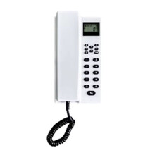 2,4 GHz Draadloze Vaste Telefoon, Draadloze Intercom voor Thuiskantoor, Intercom voor Lange Afstanden, Multiroom, EU-Stekker, Wit