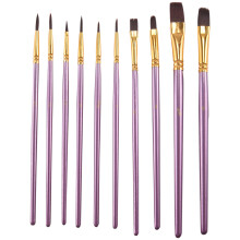 20Pcs Paint Brush Set Artist Paint Brushes for Watercolor, Oil Paintings Canvas, Ceramic, Clay, Wood & Models
