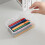 Plastic Pencil Case Box, Large Crayon Maker Pen Organizer, Clear Plastic Containers with Snap Lids, Stackable Storage Boxes Office Supplies, 3 Pack 5