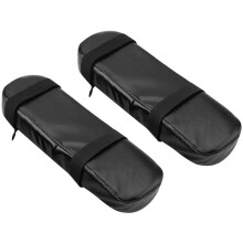 1 Paire de Coussinets D'Accoudoirs en Mousse à MéMoire de Forme Souple Chaise de Bureau Coude Supportant Coussin en Cuir PU