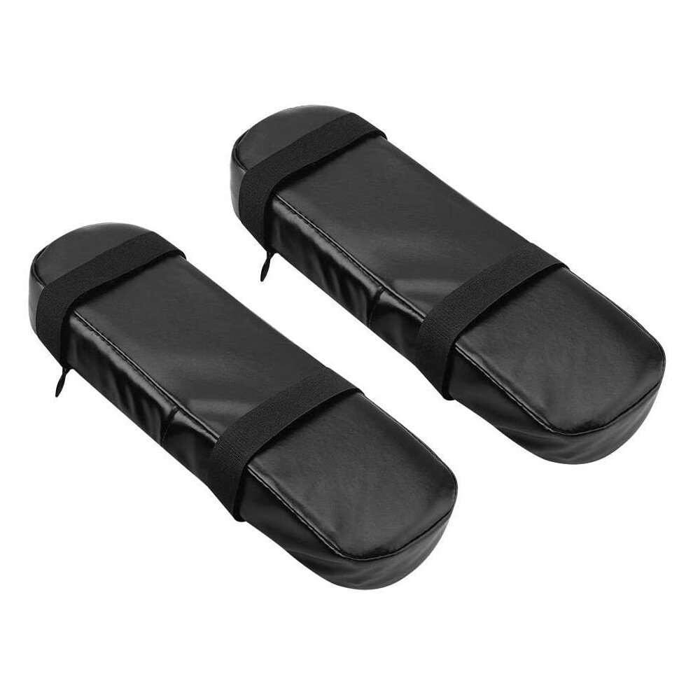 1 Pair Of Memory Foam Armrest Pads Soft Office Chair Elbow Supporting Pu Leather Cushion 6034081208141