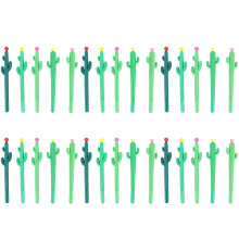 30 Pieces Cactus Shaped Rollerball Pens Cactus Gel Ink Pens Writing Pen for Office School Home Writing Gift Supplies