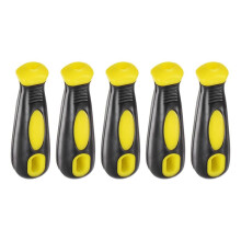 Manici per Lime da 5 Pezzi Manici Ergonomici con Foro Rotondo e Rettangolare da 4,25 Pollici per Lime In Metallo da 14 Pollici