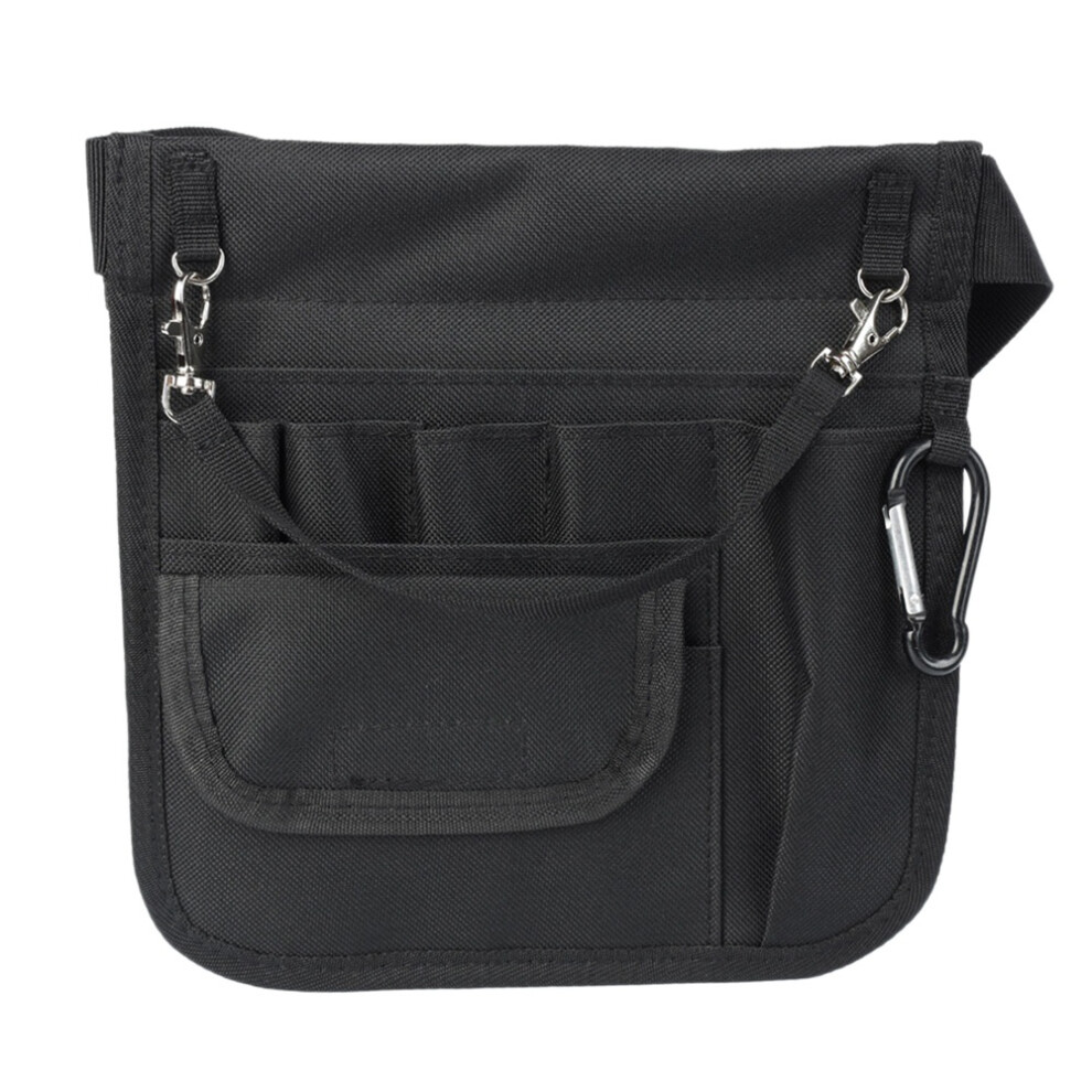 Black Nursing Bag, Nurse Fanny Pack, Belt Utility Kit, Nursing Tools Pocket Organizer, Nurse Waist Pouch Hip Bag
