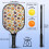 Pickleball-padlesett i blomsterfiber, 2 padler + 2 3