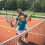 Pickleball-padlesett i blomsterfiber, 2 padler + 2 6