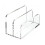 Acrylic Mail Holder Mail Organizer Countertop with Letter Sorting Compartments Office Essential 2