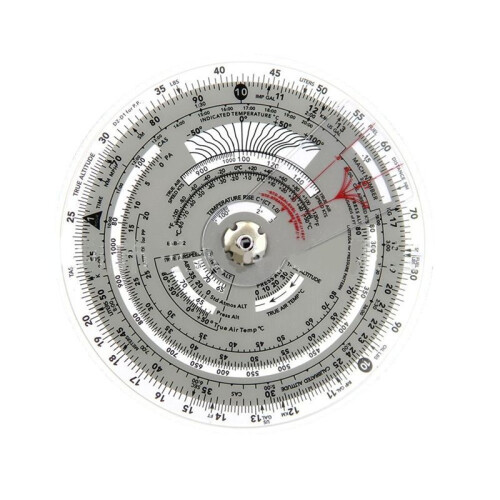 Flight Ruler Flight Computer Aviation Plotter Slide Rule for Aviation Flight Train Circular Navigation Calculation Ruler