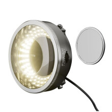 Microscope Polarized Ring Lights Ultra-Bright 96 LED Lamp Anti Glare for Phone Soldering Repair Lab Illuminators