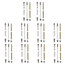 Kit com 10 Canetas Slimline de 7 mm com Recargas, Cores Sortidas, Suprimentos para Torno de Madeira Faça Você Mesmo para Artesanato e Presentes,
