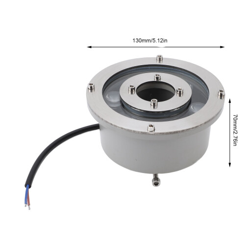 Luce LED bianca subacquea per fontana 6W 24V 1