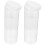 Worgeous2Pcs Cylinder Plastic Pencil Case Boxes Plastic Pen Holder20.00X6.50X6.50CM 6