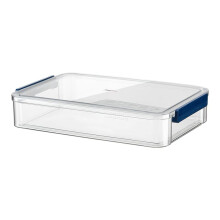 A4 Transparent Storage Box Portable Plastic Document Stationery Jewelry Storage Case School Home Office Supplies