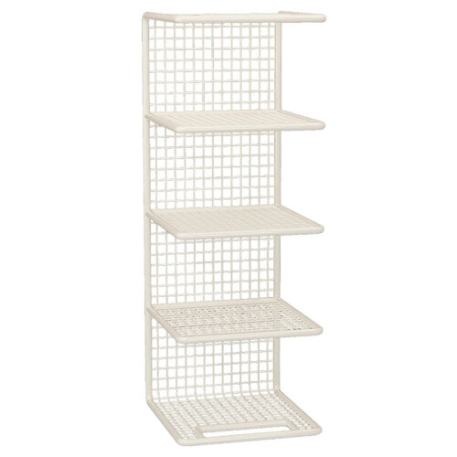 Modern Simplicity Iron Book Stand for Students with Layered Bookshelf