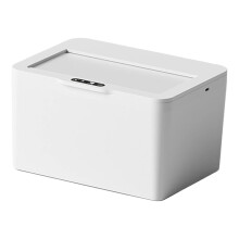 Induction Trash Can Automatic Garbage Can Sturdy Durability Touch Trash Bin for Desktop Home Bedroom Bathroom, 6L