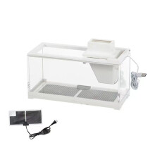Kleines Aquarium für Kampffische mit Innenbeleuchtung, -Landschaft, Schreibtisch-Dekoration für Zuhause, Dekoration für Kleine Räume