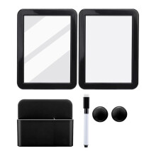 Locker Accessory Kit-Girl Back to School Supplie,Magnetic Whiteboard Mirror Dry Erase Holder and School Supplie,A