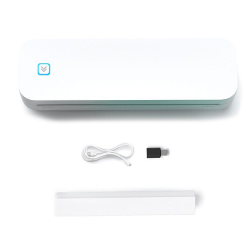 Portable A4 Thermal Printer Inkless for Office Photo PDF Document Memo Stencil Printing White