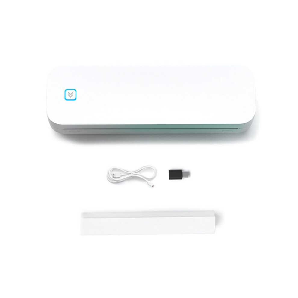 Portable A4 Thermal Printer Inkless For Office Photo Pdf Document Memo Stencil Printing White 4713666640720
