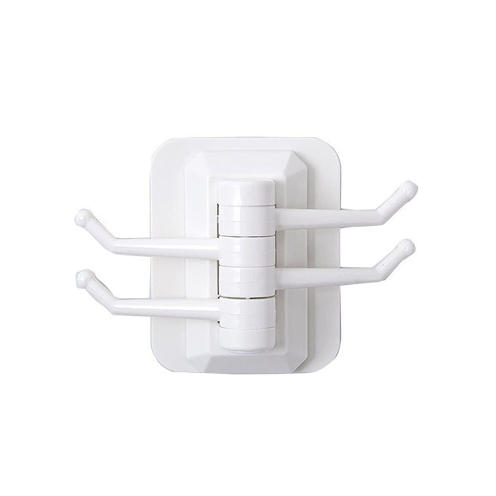 Hook Strength Household Portable Punching-Free Hook Multifunctional Foldable And Rotatable Hook Frame Wall Hook White 6032048578191