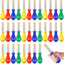 36 Brushes for Kids Large Brushes Easy to Hold Brushes Bulk Color Brushes for Back-To-School Artsupplies Projects