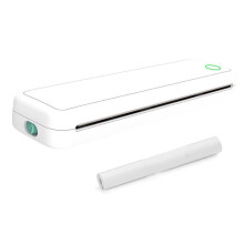 Draagbare Thermische A4-Printer Zonder Inkt, Draadloze -Printer, -Printer, A4-Labelprinter voor Thuis en Kantoor, Wit