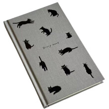 Agenda Settimanale Minimalista con Tema Gatto, Diario con Design A Pagine Colorate, Quaderno Scolastico. B