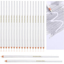 20 Pcs Eraser Pencils for Artists Pencils for Sketching Charcoal Drawings, Revise Erasing Details for Beginners