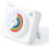 60 Minute Visual Timer-Rainbow Pattern Countdown Desk Timer Magnetic Operation  Management Tool for Office Home 1