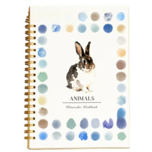 Cahier D'Aquarelle pour Débutants - Idéal pour les Scènes de Nature - Livre de Coloriage Aquarelle, Carnet de Croquis Aquarelle